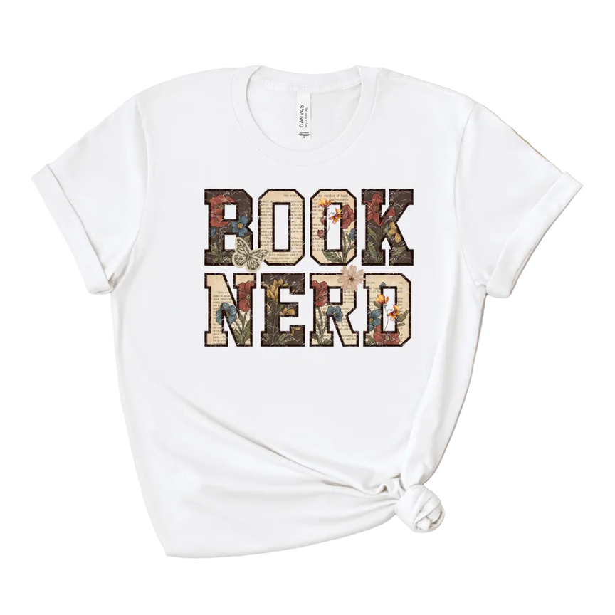 Readers Book Nerd Tee – Short Sleeve Graphic T-Shirt