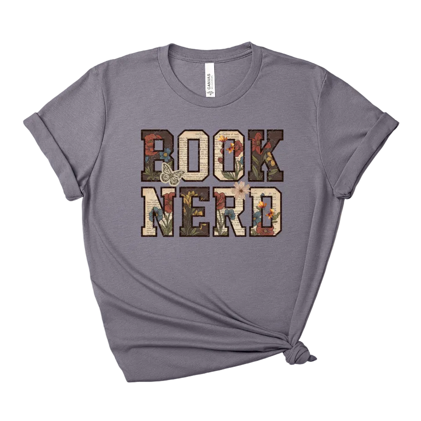 Readers Book Nerd Tee – Short Sleeve Graphic T-Shirt