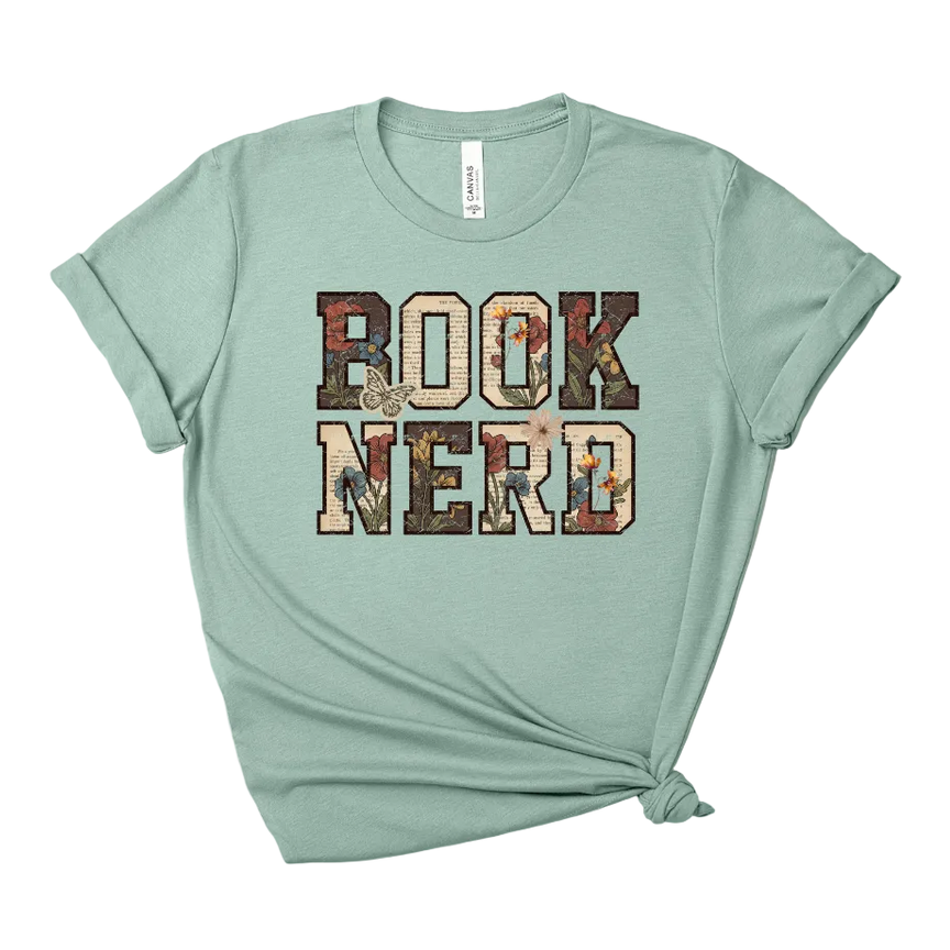 Readers Book Nerd Tee – Short Sleeve Graphic T-Shirt