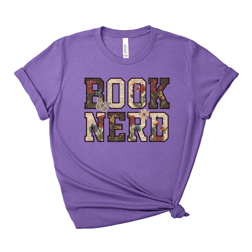 Readers Book Nerd Tee – Short Sleeve Graphic T-Shirt