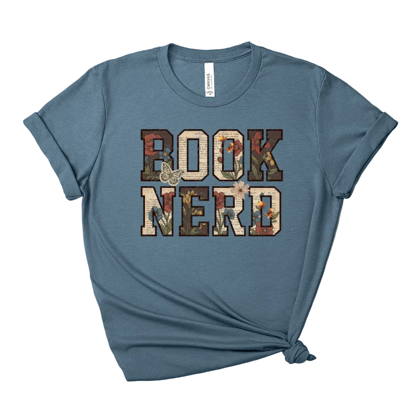 Readers Book Nerd Tee – Short Sleeve Graphic T-Shirt