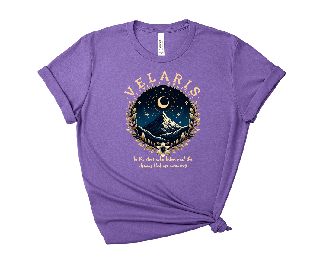 Velaris - City of Starlight Tee – Short Sleeve Graphic T-Shirt