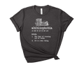 Abibliophobia - Fear of Running Out of Books Tee – Short Sleeve Graphic T-Shirt