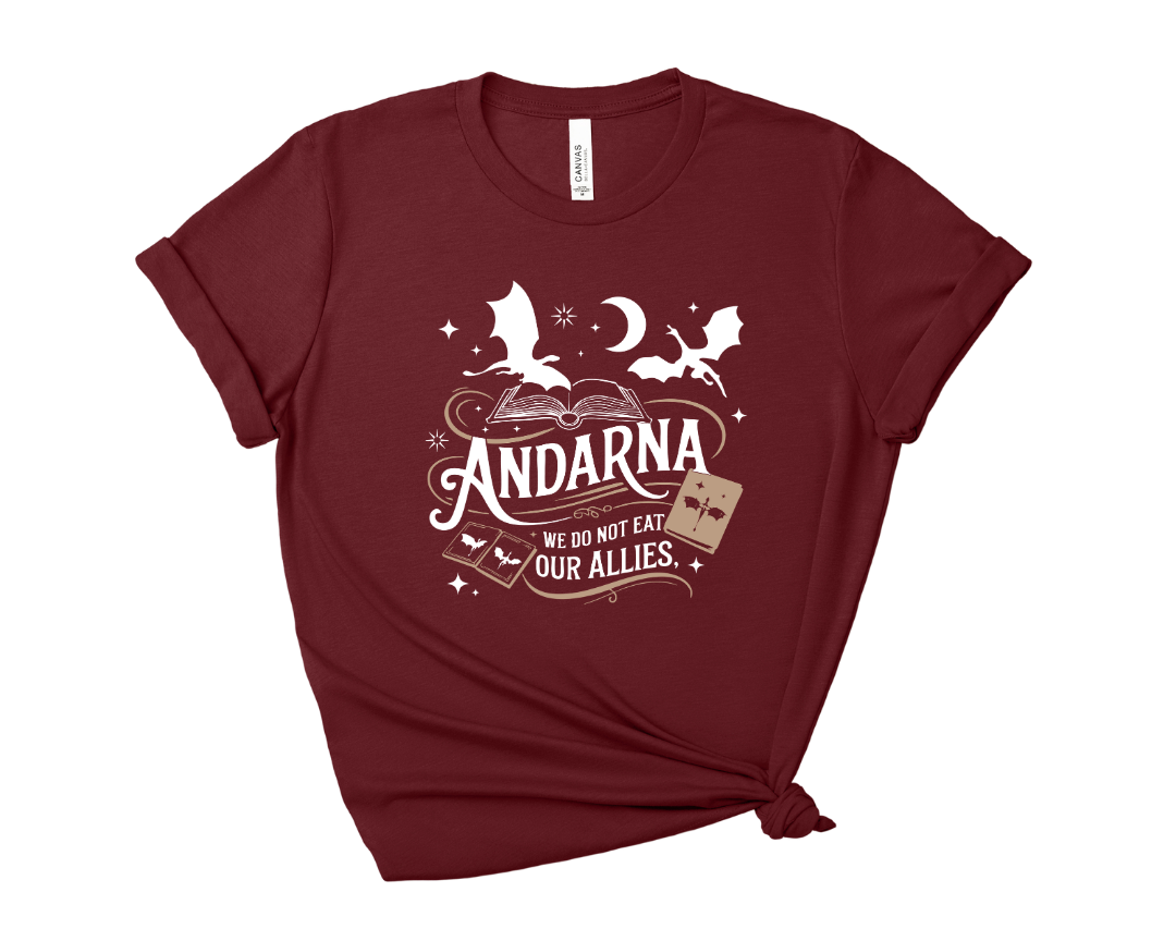 Fourth Wing - Andarna Tee – Short Sleeve Graphic T-Shirt