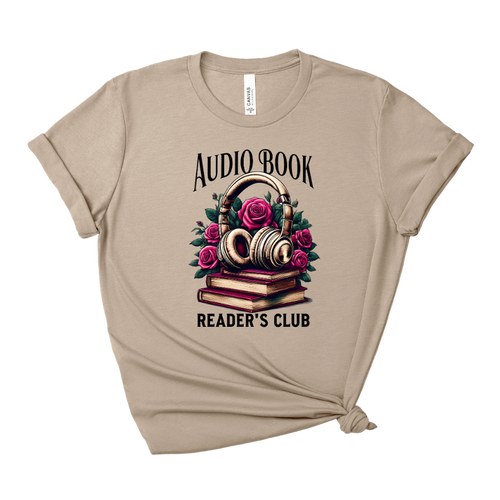 Audio Readers Club Tee – Short Sleeve Graphic T-Shirt
