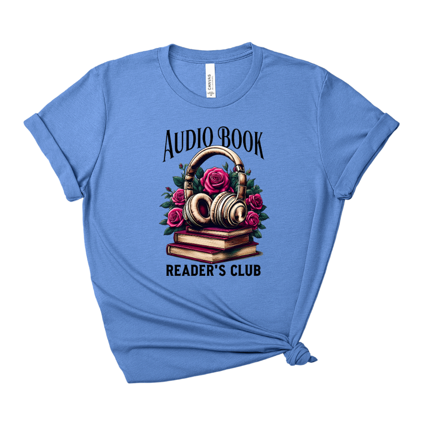 Audio Readers Club Tee – Short Sleeve Graphic T-Shirt