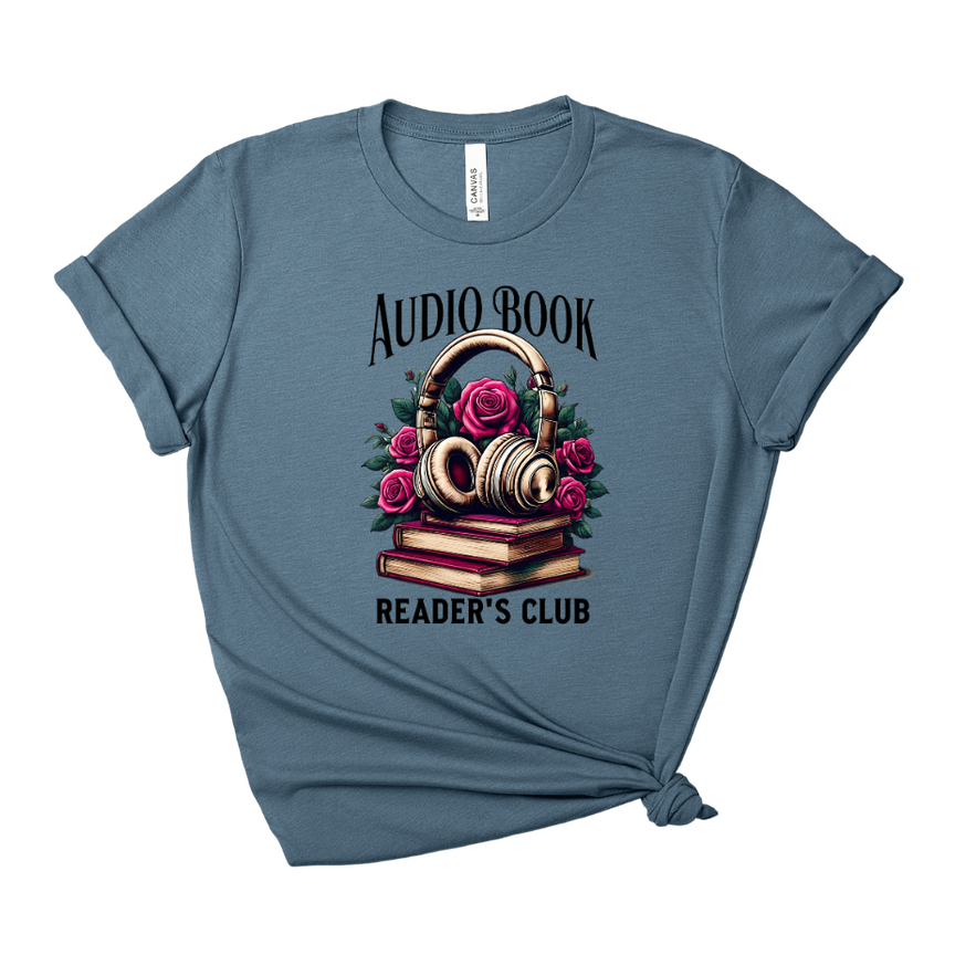 Audio Readers Club Tee – Short Sleeve Graphic T-Shirt