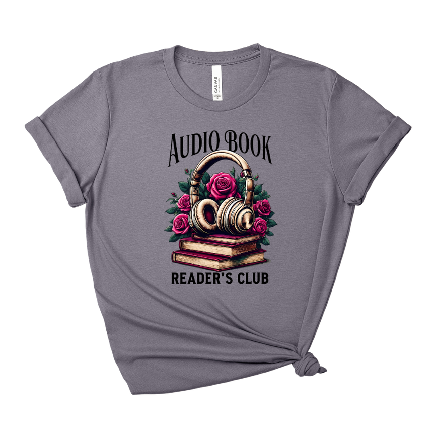 Audio Readers Club Tee – Short Sleeve Graphic T-Shirt