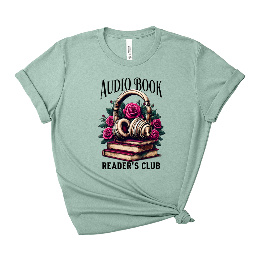 Audio Readers Club Tee – Short Sleeve Graphic T-Shirt