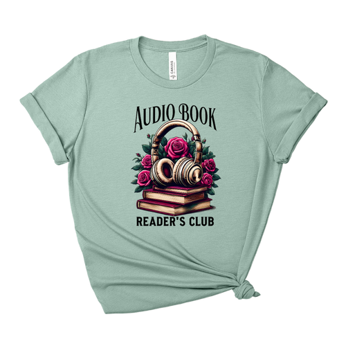 Audio Readers Club Tee – Short Sleeve Graphic T-Shirt
