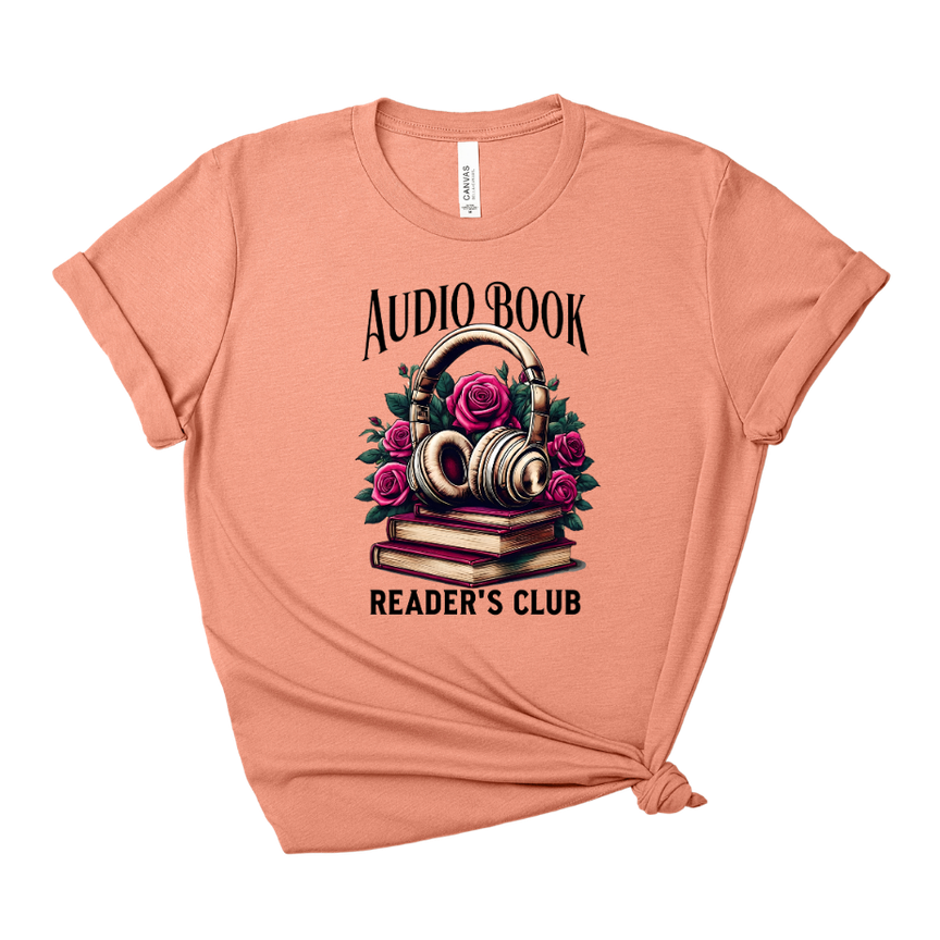 Audio Readers Club Tee – Short Sleeve Graphic T-Shirt