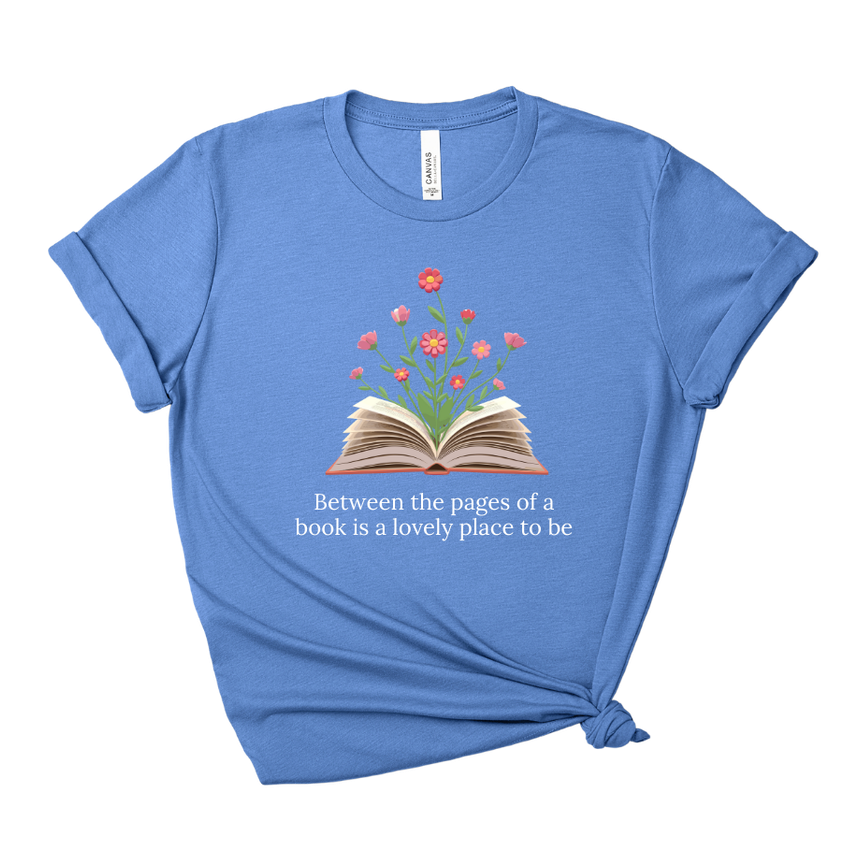 Between the Pages of a Book Tee – Short Sleeve Graphic T-Shirt