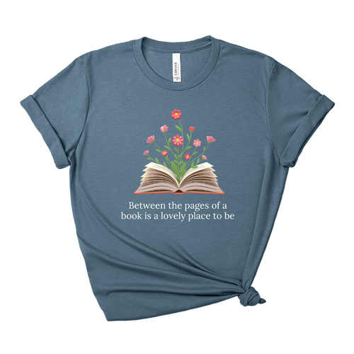 Between the Pages of a Book Tee – Short Sleeve Graphic T-Shirt