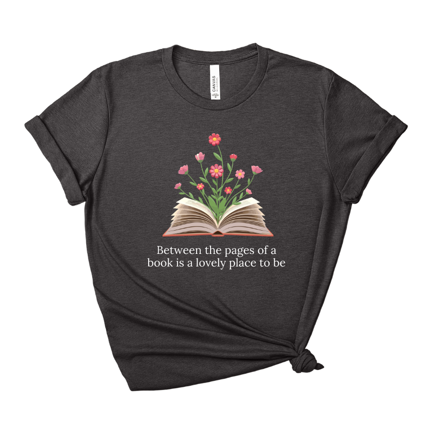Between the Pages of a Book Tee – Short Sleeve Graphic T-Shirt