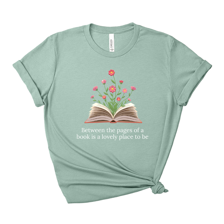 Between the Pages of a Book Tee – Short Sleeve Graphic T-Shirt