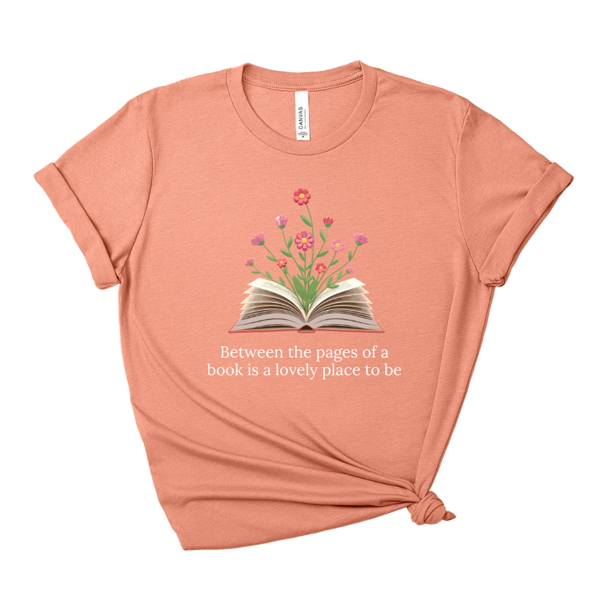 Between the Pages of a Book Tee – Short Sleeve Graphic T-Shirt