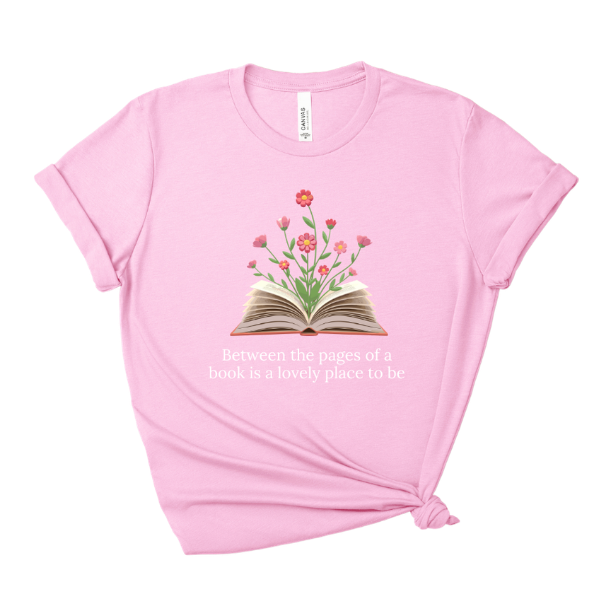 Between the Pages of a Book Tee – Short Sleeve Graphic T-Shirt