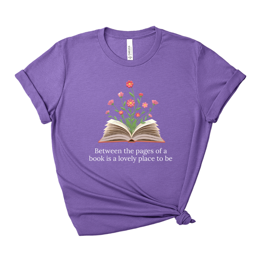 Between the Pages of a Book Tee – Short Sleeve Graphic T-Shirt