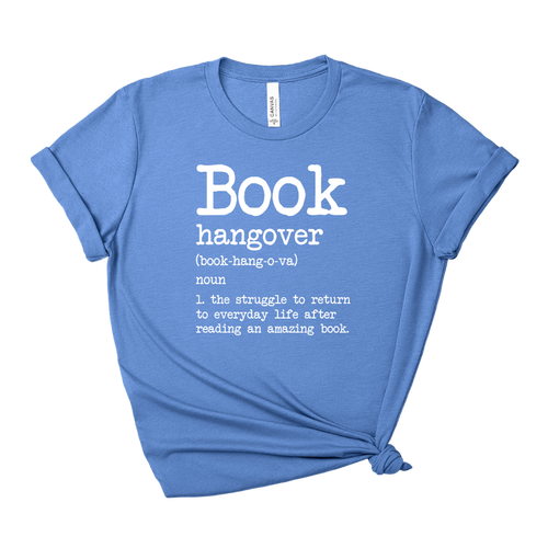 Book Hangover Quote Tee – Short Sleeve Graphic T-Shirt