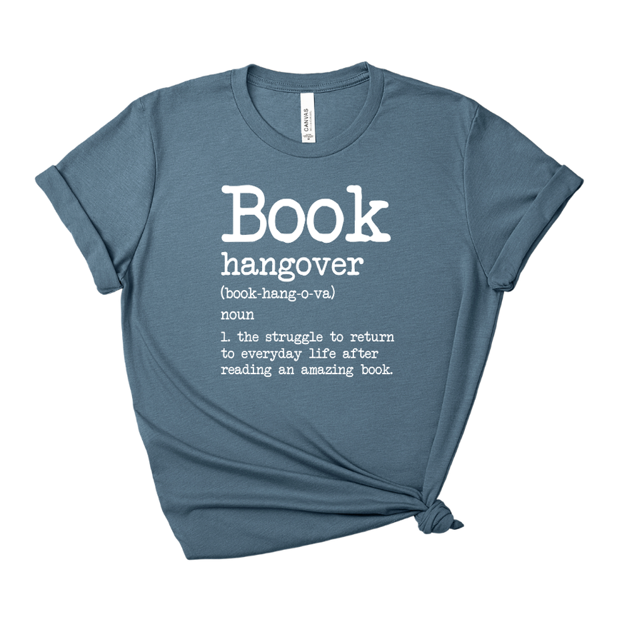 Book Hangover Quote Tee – Short Sleeve Graphic T-Shirt