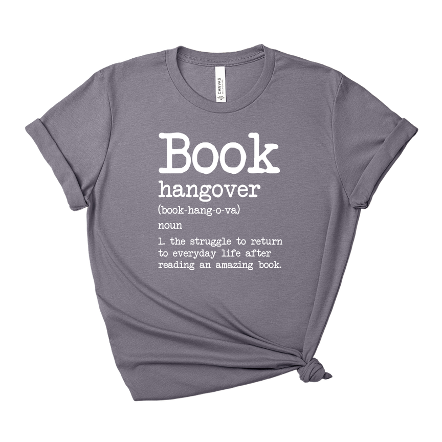 Book Hangover Quote Tee – Short Sleeve Graphic T-Shirt