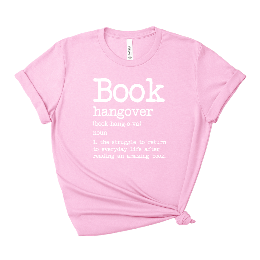 Book Hangover Quote Tee – Short Sleeve Graphic T-Shirt