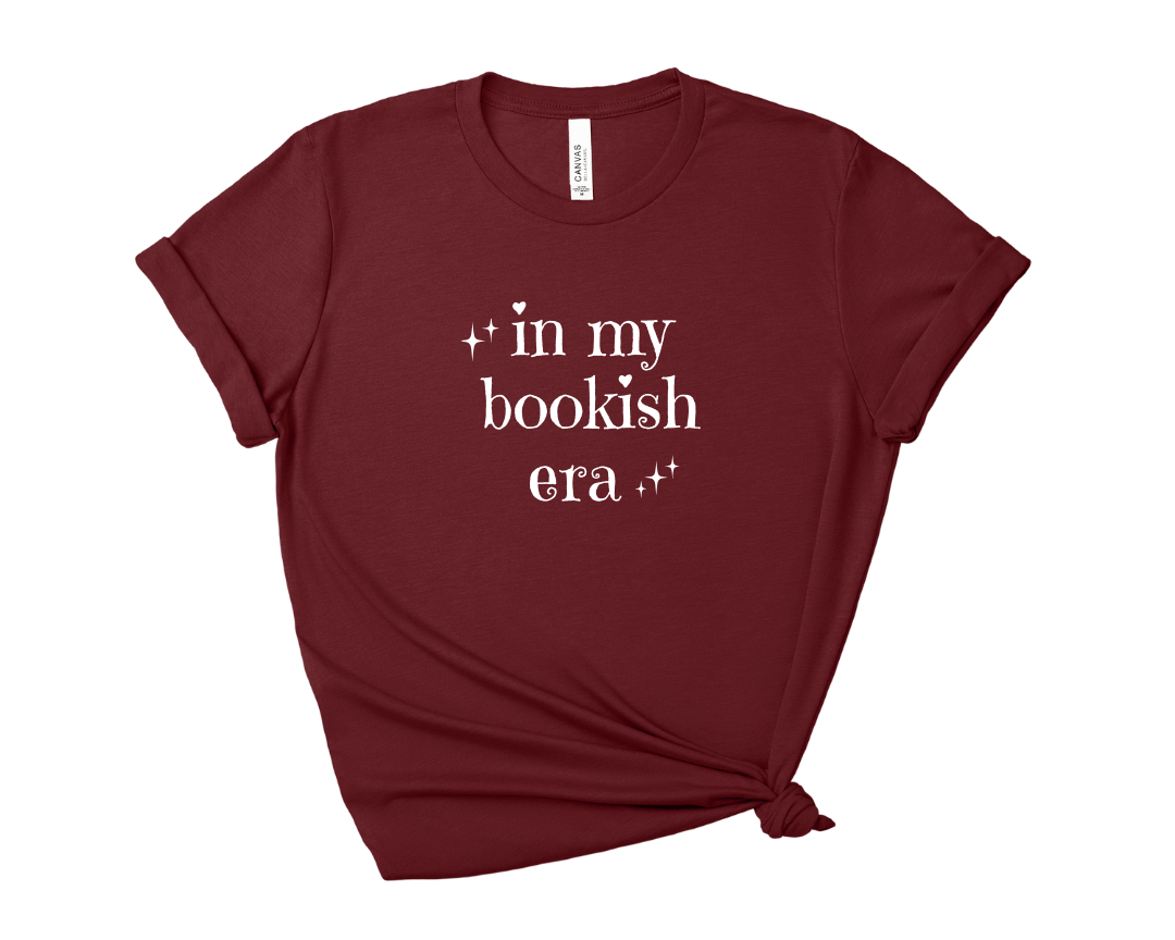 In my Bookish Era Tee – Short Sleeve Graphic T-Shirt