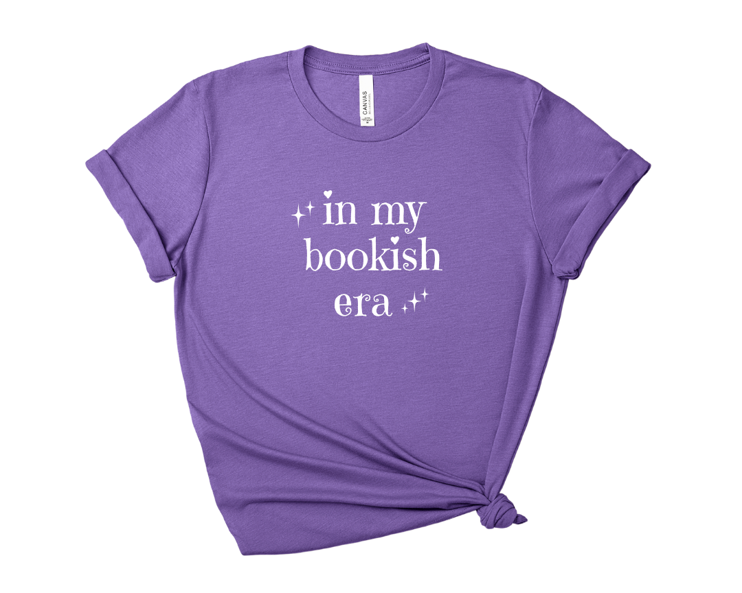 In my Bookish Era Tee – Short Sleeve Graphic T-Shirt