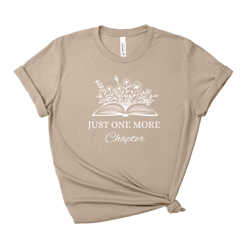 Just One More Chapter Tee – Short Sleeve Graphic T-Shirt