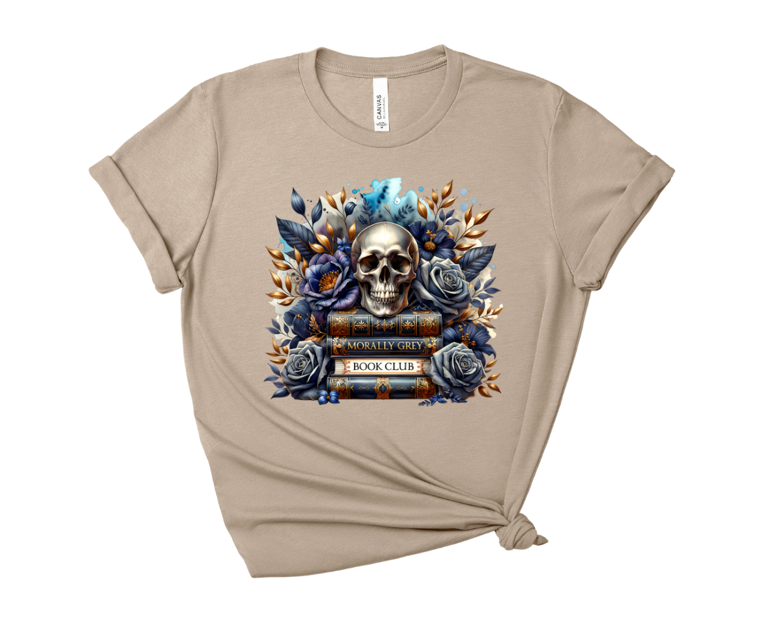 Morally Grey Book Club Tee – Short Sleeve Graphic T-Shirt
