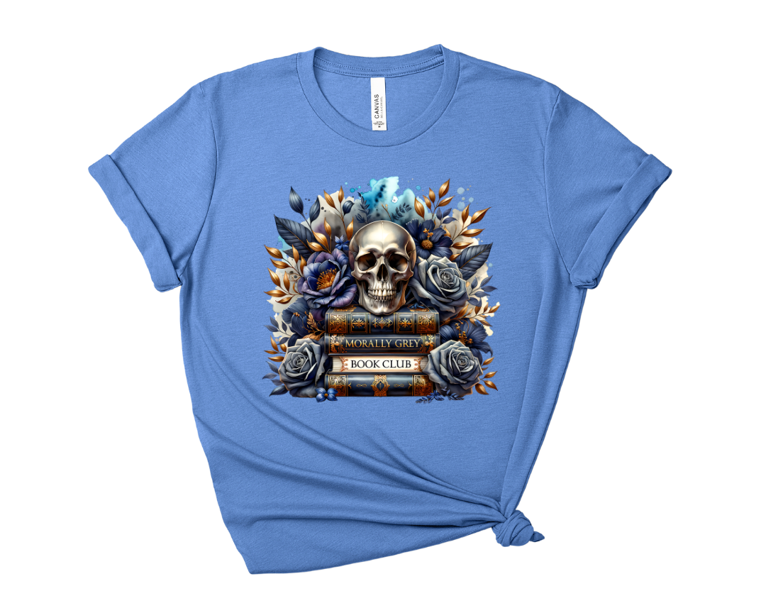 Morally Grey Book Club Tee – Short Sleeve Graphic T-Shirt