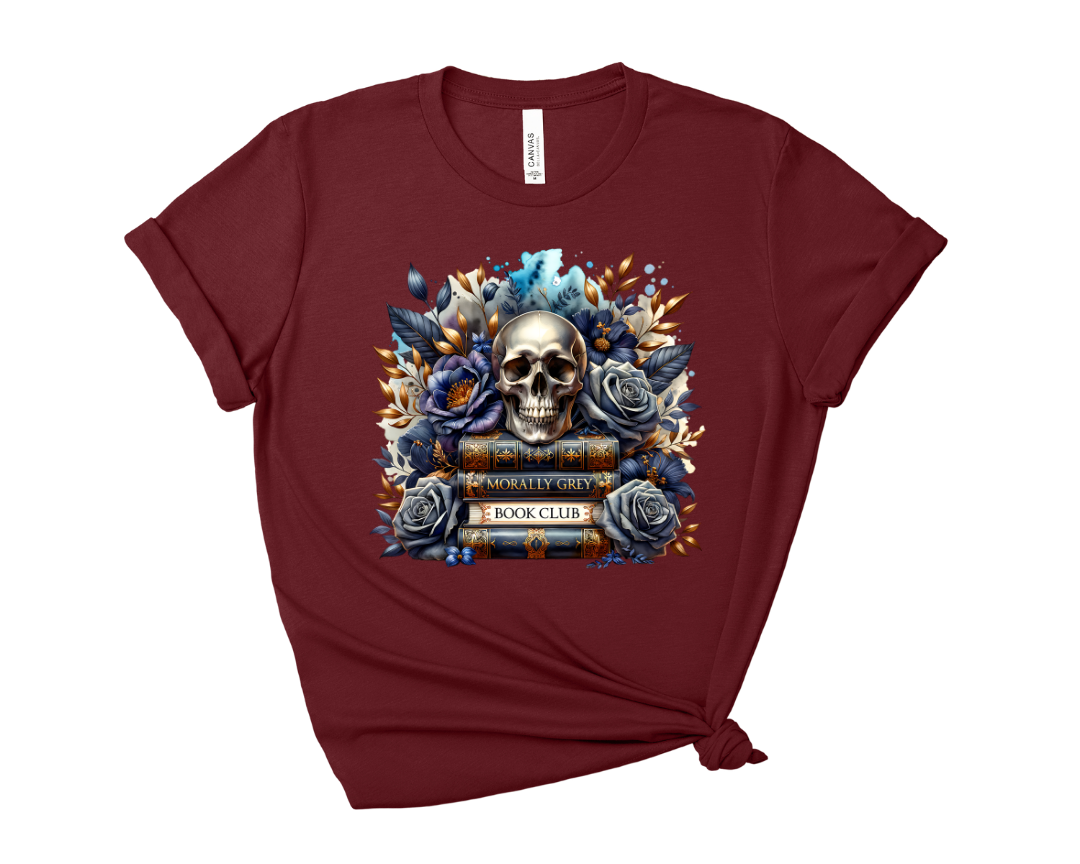 Morally Grey Book Club Tee – Short Sleeve Graphic T-Shirt