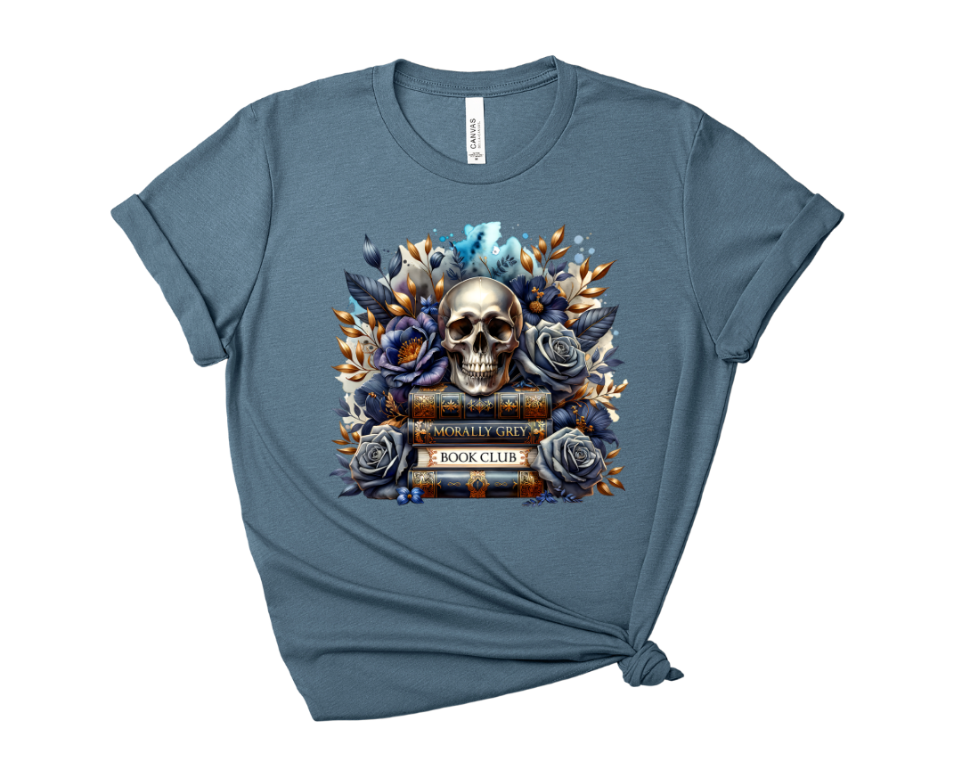 Morally Grey Book Club Tee – Short Sleeve Graphic T-Shirt