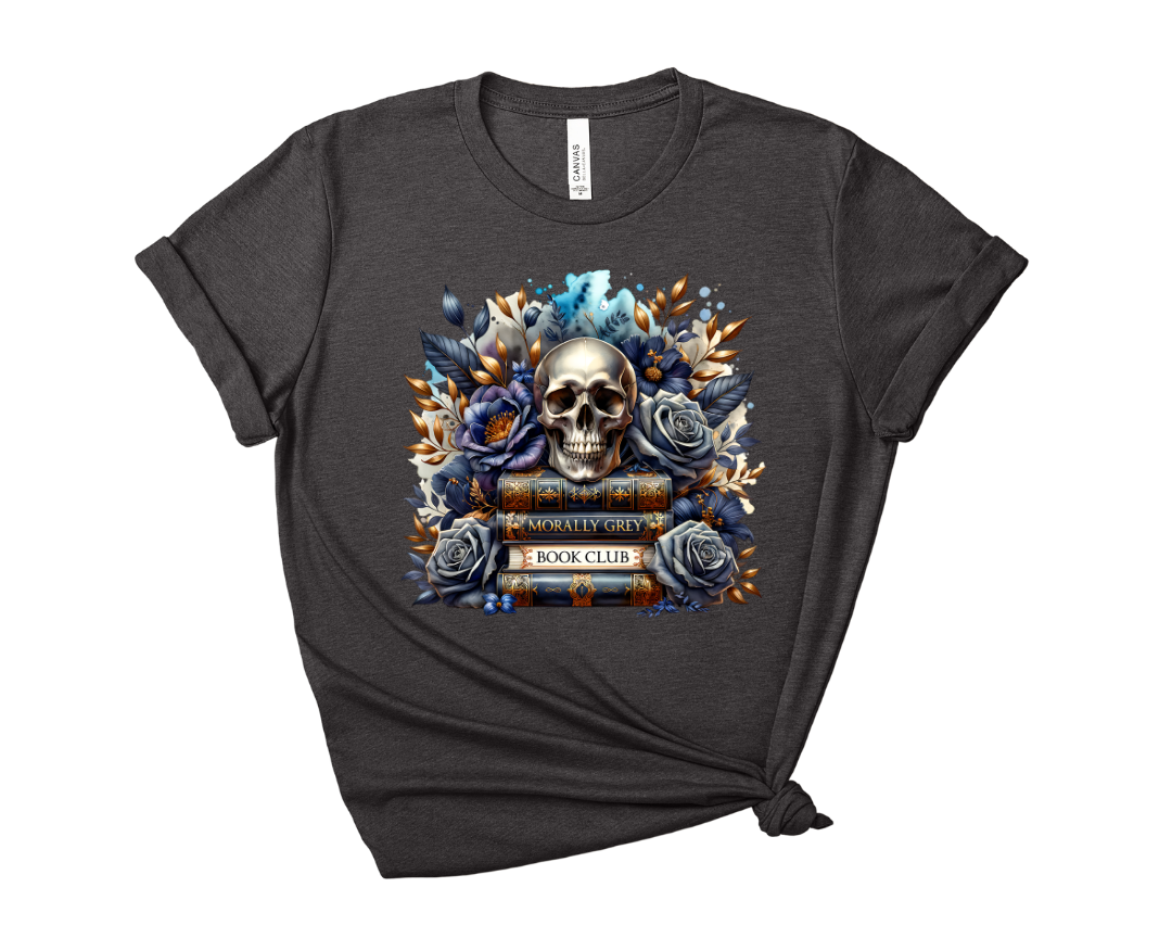 Morally Grey Book Club Tee – Short Sleeve Graphic T-Shirt