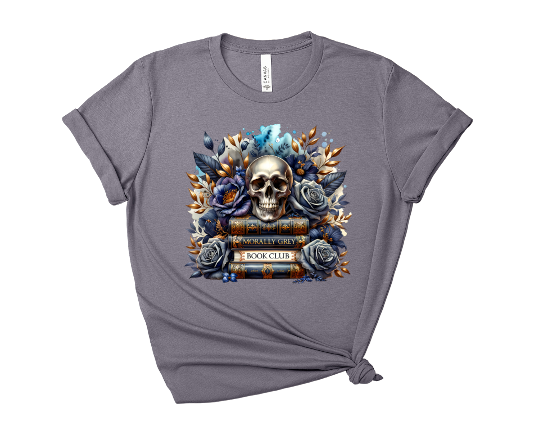 Morally Grey Book Club Tee – Short Sleeve Graphic T-Shirt