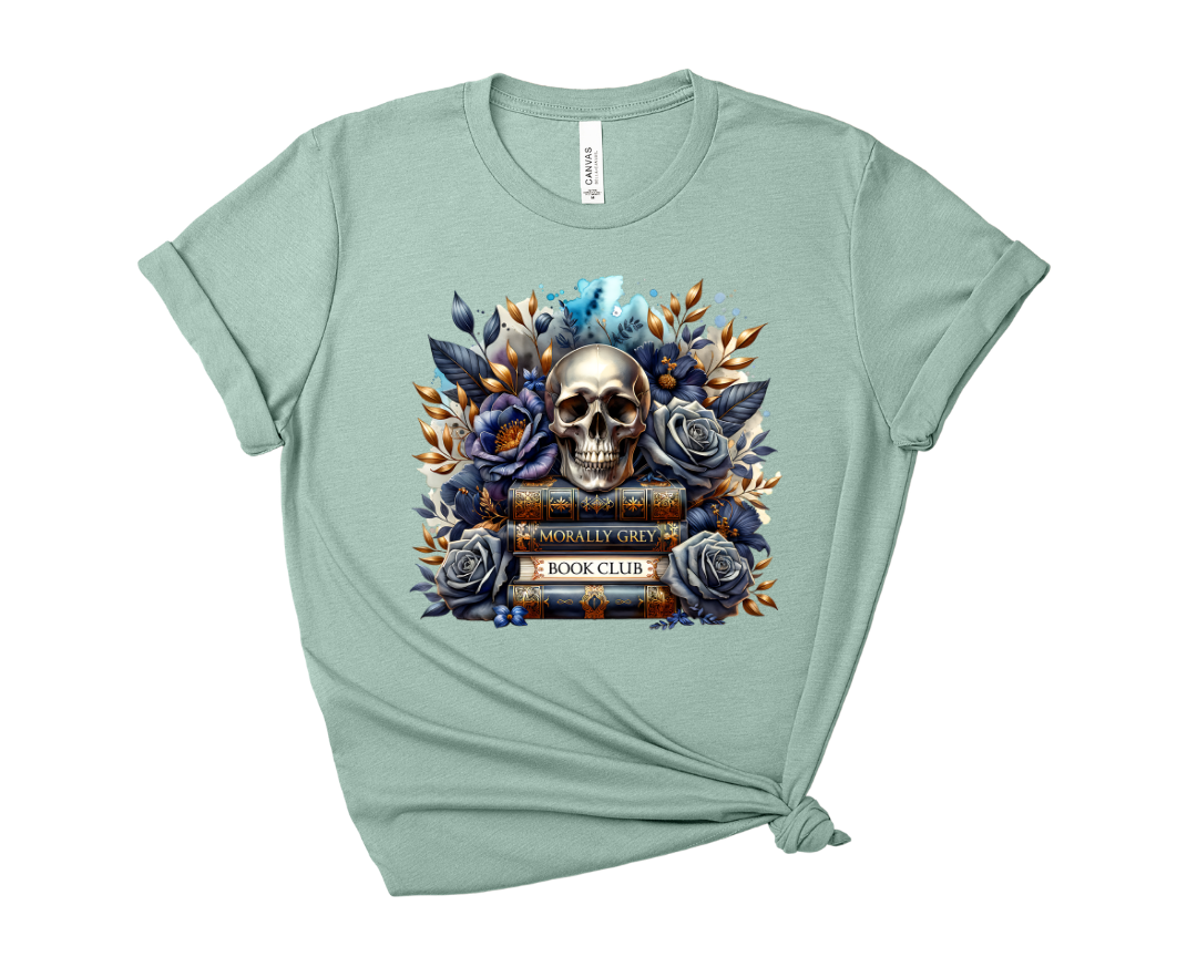 Morally Grey Book Club Tee – Short Sleeve Graphic T-Shirt