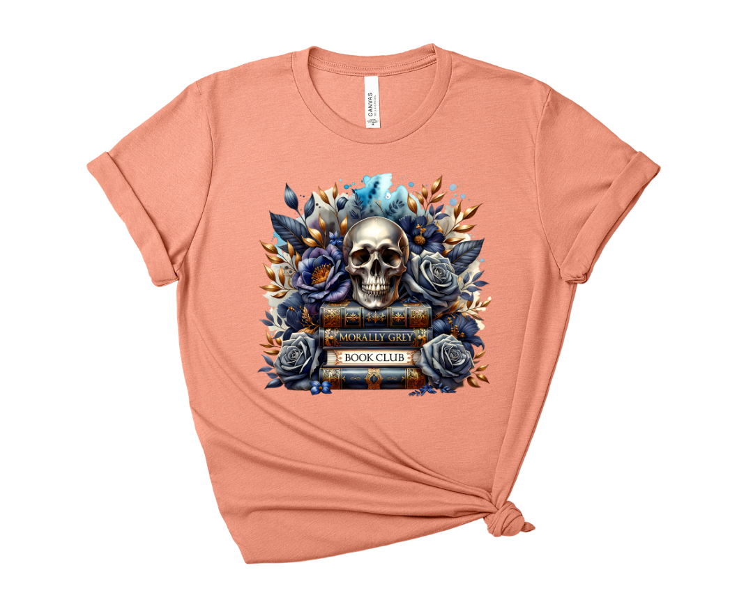 Morally Grey Book Club Tee – Short Sleeve Graphic T-Shirt