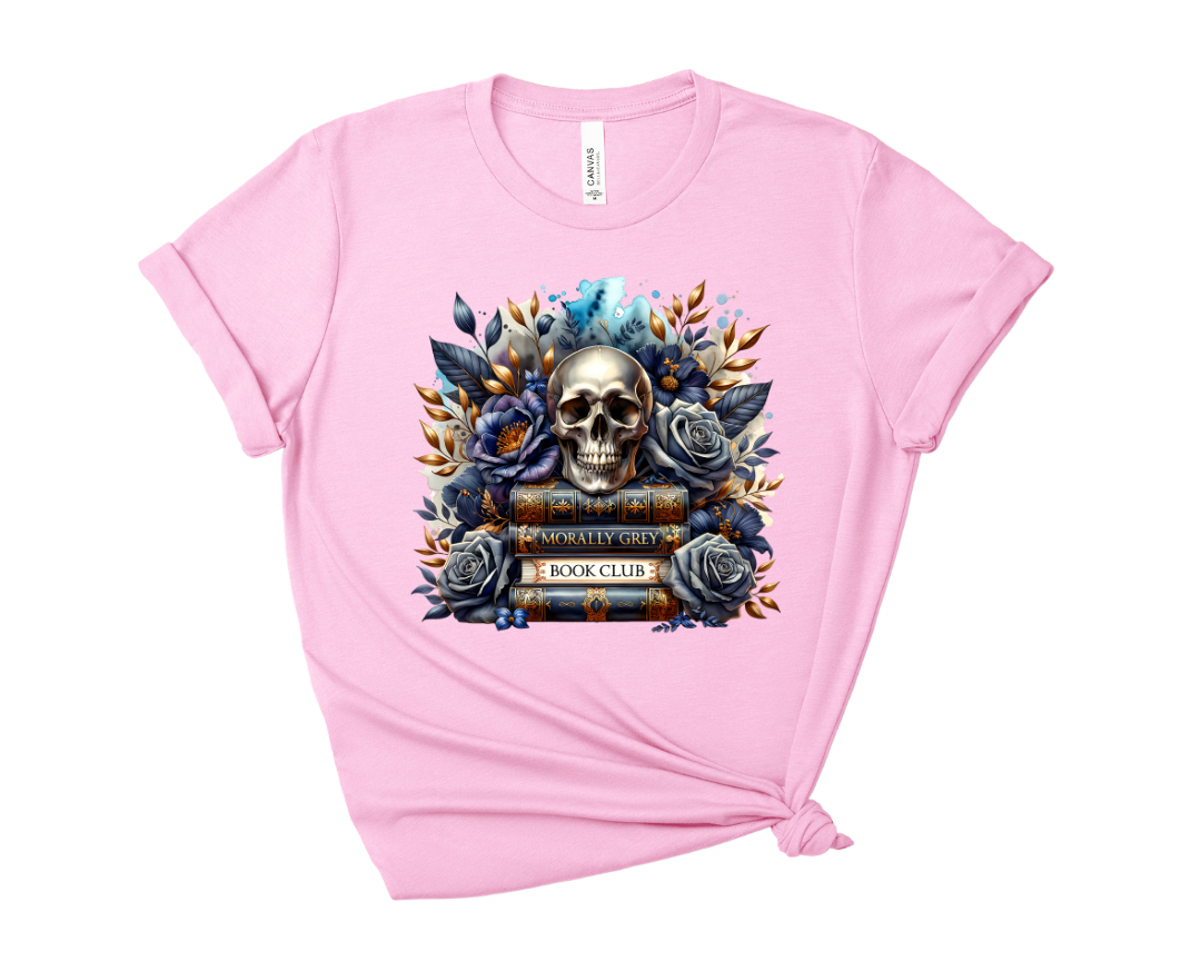 Morally Grey Book Club Tee – Short Sleeve Graphic T-Shirt