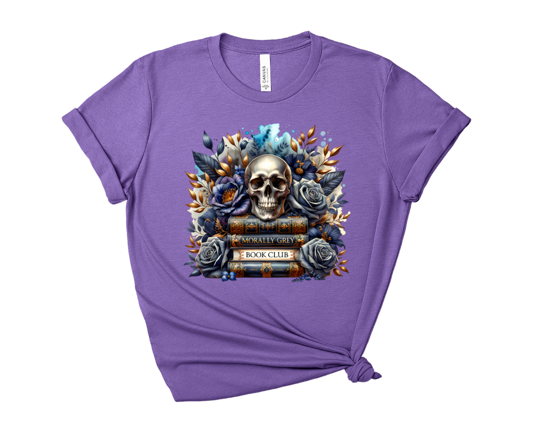 Morally Grey Book Club Tee – Short Sleeve Graphic T-Shirt