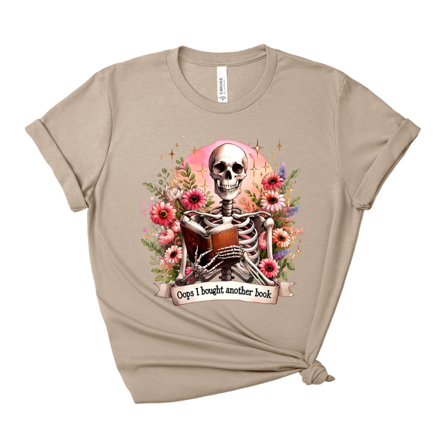 Oops I Bought Another Book Tee – Short Sleeve Graphic T-Shirt