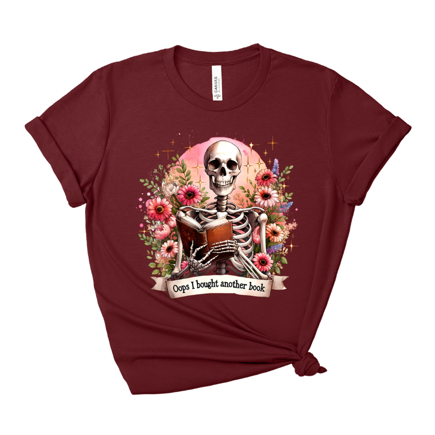 Oops I Bought Another Book Tee – Short Sleeve Graphic T-Shirt