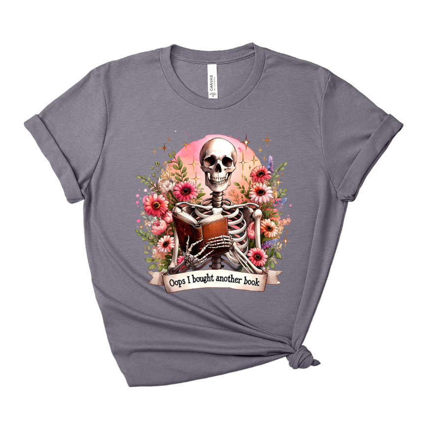 Oops I Bought Another Book Tee – Short Sleeve Graphic T-Shirt