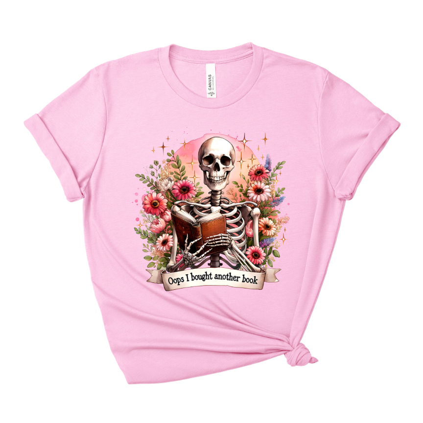 Oops I Bought Another Book Tee – Short Sleeve Graphic T-Shirt